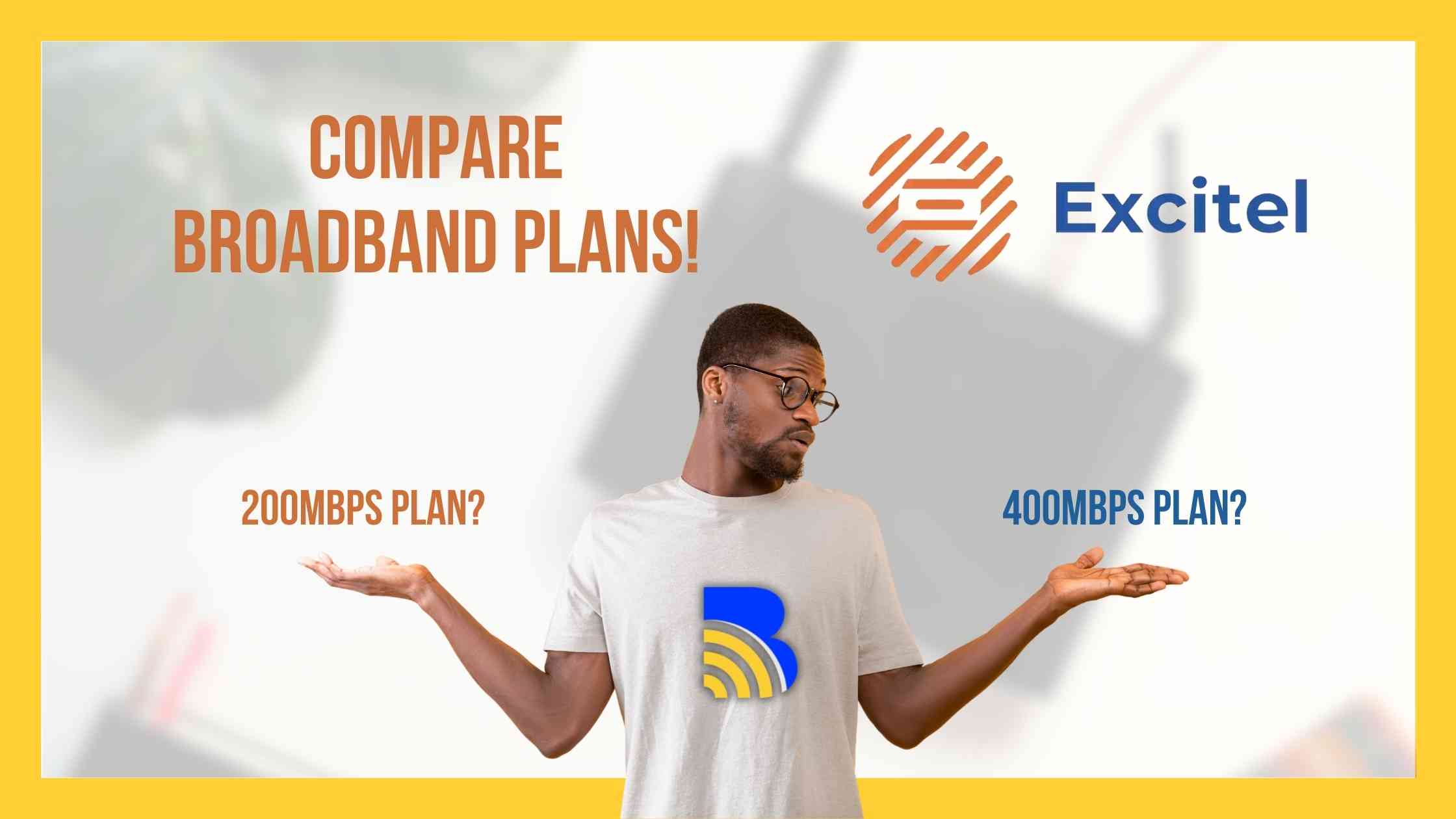Compare excitel plans on broadband.asia